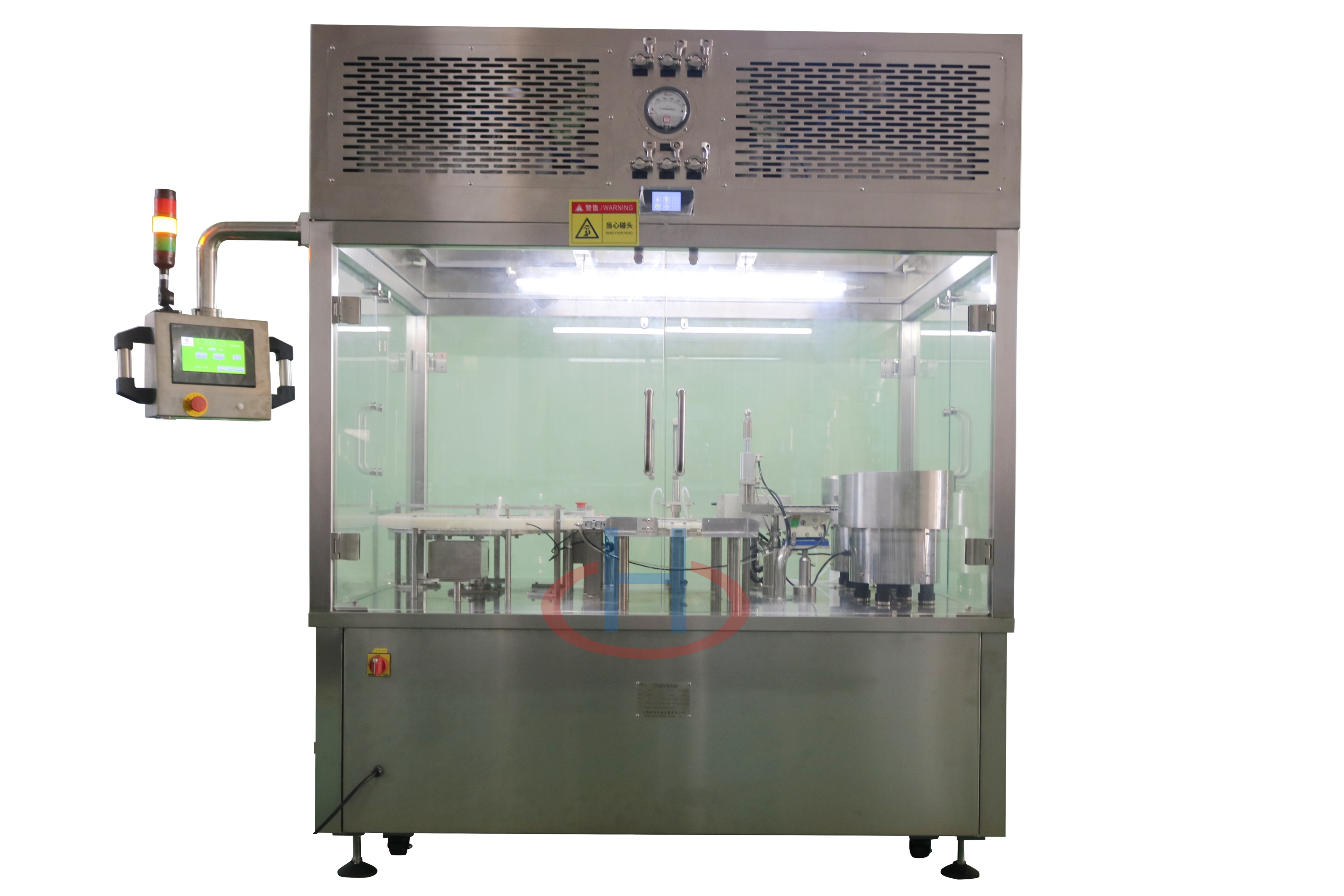 Vial Half-Stoppered Glass Bottle Filling Machine with Hundred Level Laminar Flow Hood