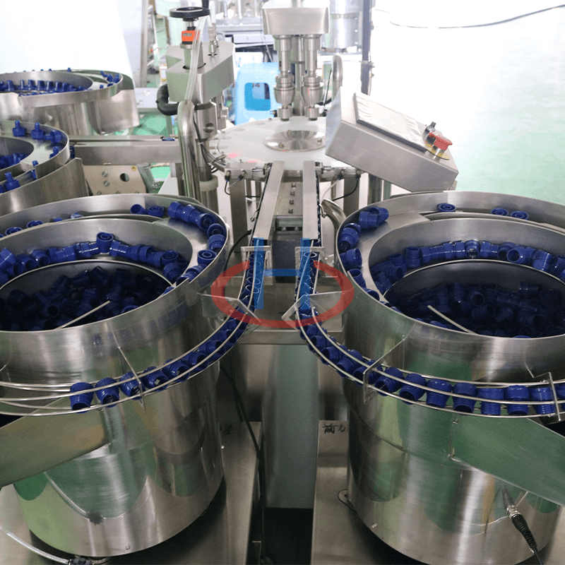 Combination Cap Screwing Machine, Cap Loading And Screwing Machine