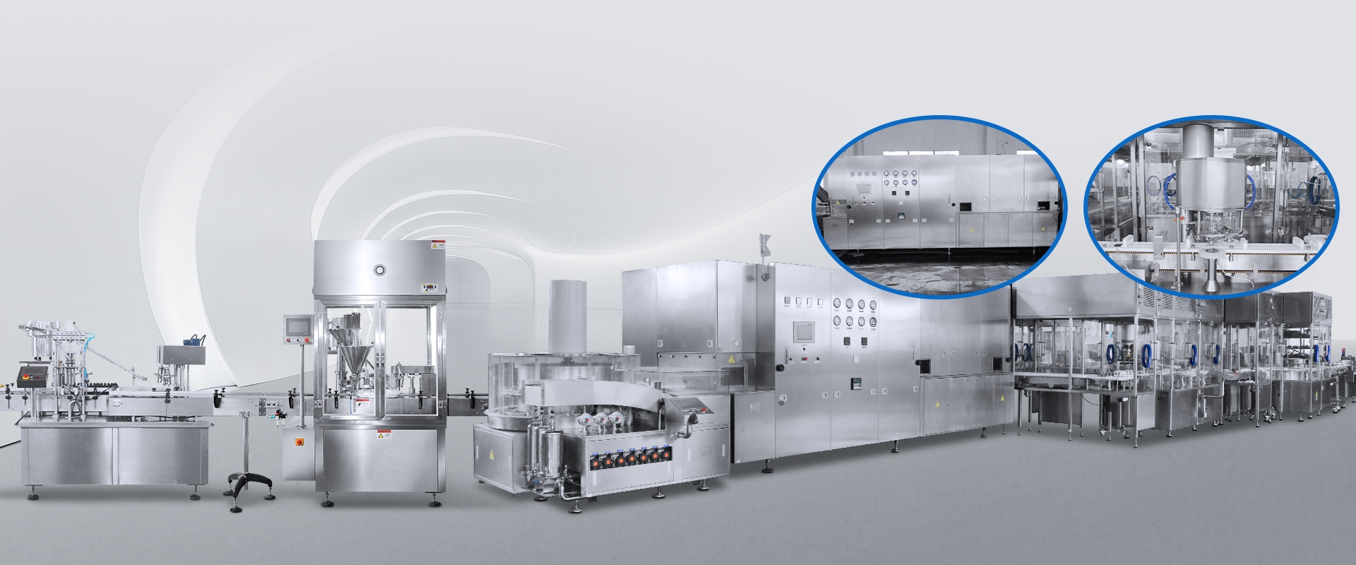 Professional Filling Machines Range Display by Haochao China