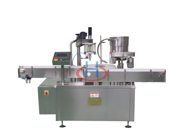 Single Station Powder Filling And Capping Machine