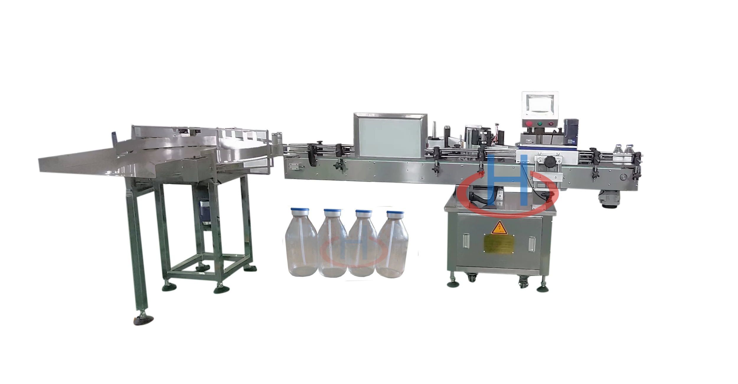 LVP Vacuum Pumping Stoppering And Capping Machine Liquid Filling Machine